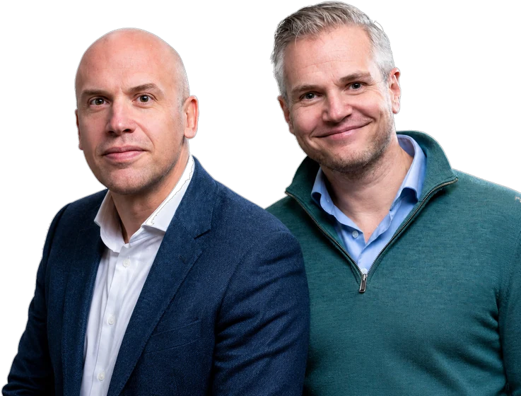 Thijs van Kempen en Nanco van Arkel, oprichters PRO Groep
